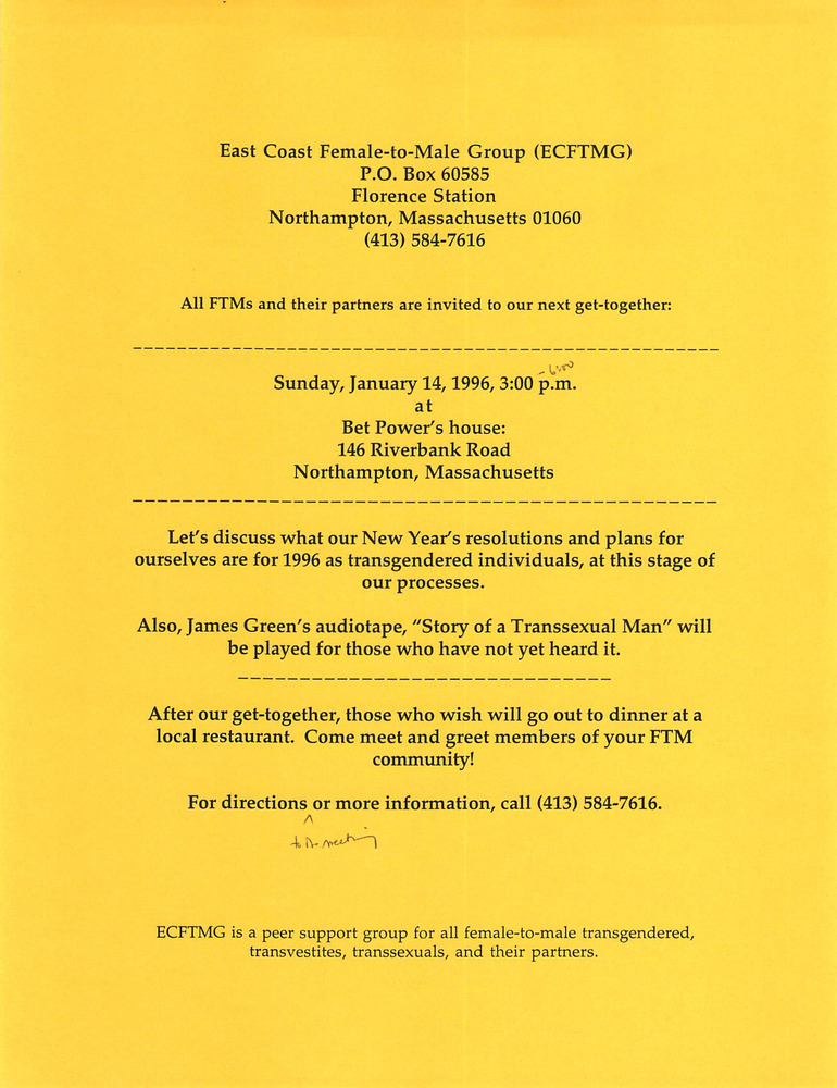 Download the full-sized PDF of January, 1996 Meeting Reminder