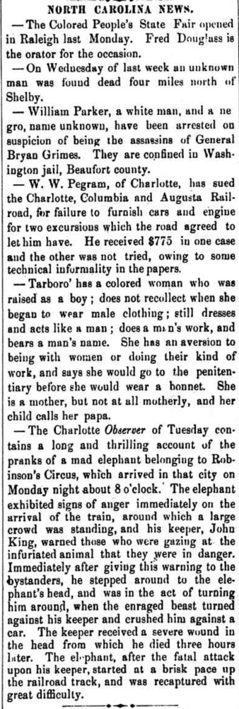 Download the full-sized PDF of North Carolina News