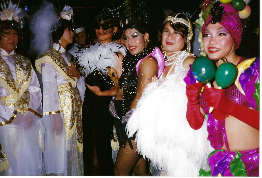 Download the full-sized image of A Photograph of a Group of People Attending a Pride Event in Los Angeles