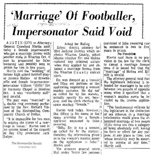 Download the full-sized image of 'Marriage' of Footballer, Impersonator Said Void