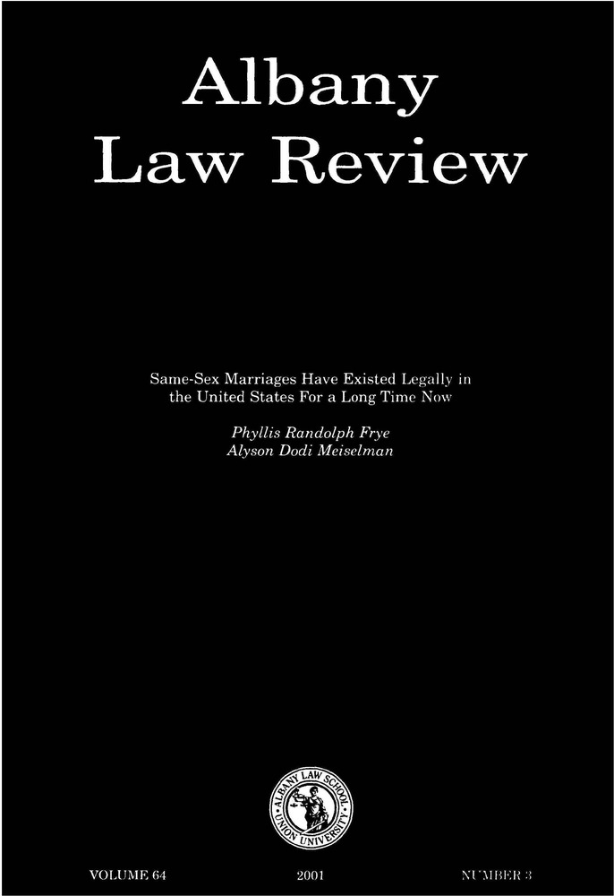 Download the full-sized PDF of Same-Sex Marriages Have Existed Legally in the United States for a Long Time Now