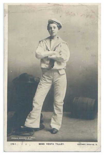 Download the full-sized image of Miss Vesta Tilley in Sailor Costume