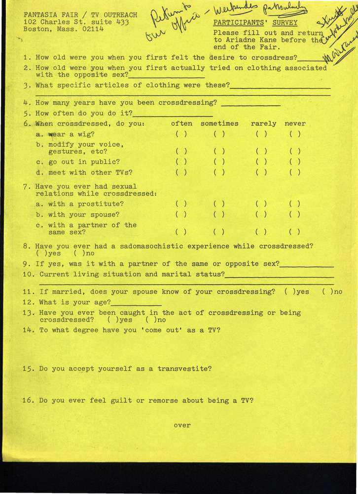 Download the full-sized PDF of Fantasia Fair Participants' Survey