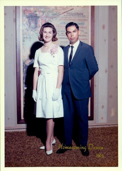 Download the full-sized image of Harris with Date at 1965 Homecoming