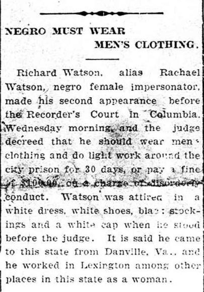 Download the full-sized PDF of Negro Must Wear Men's Clothing