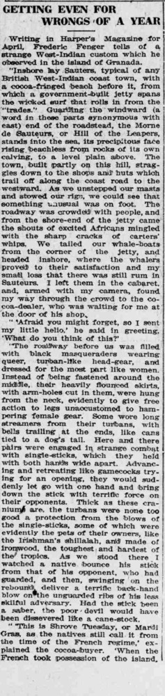 Download the full-sized PDF of Getting Even for Wrongs of a Year