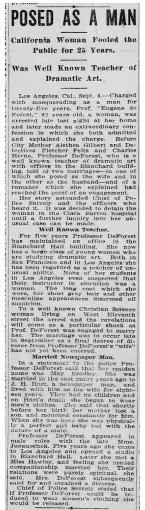 Download the full-sized PDF of Posed as a Man