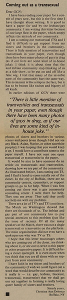 Download the full-sized image of Coming Out as Transsexual