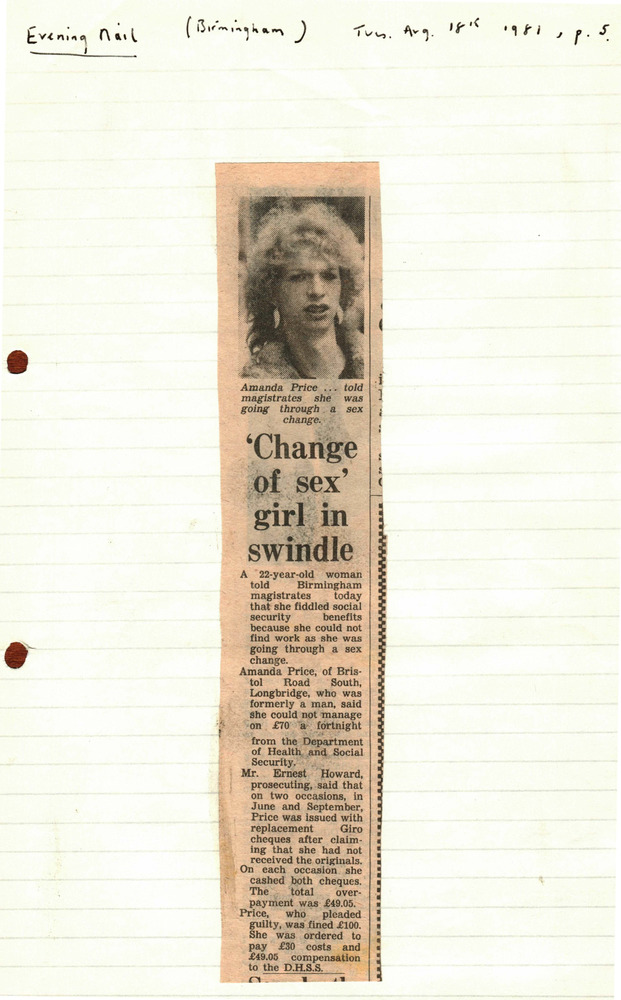 Download the full-sized PDF of "Change of Sex" Girl in Swindle