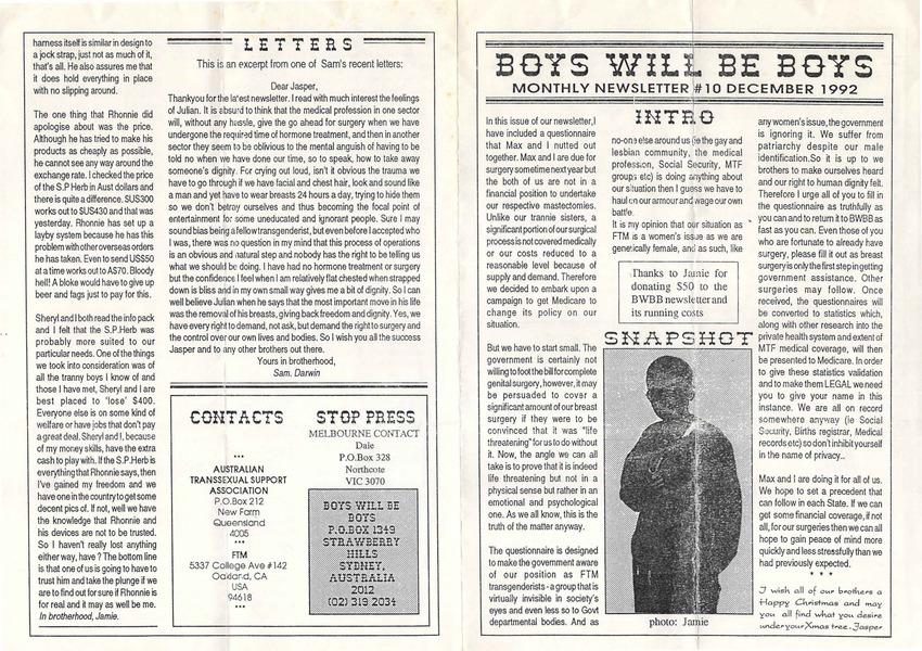 Download the full-sized PDF of Boys Will Be Boys, No. 10 (December, 1992)