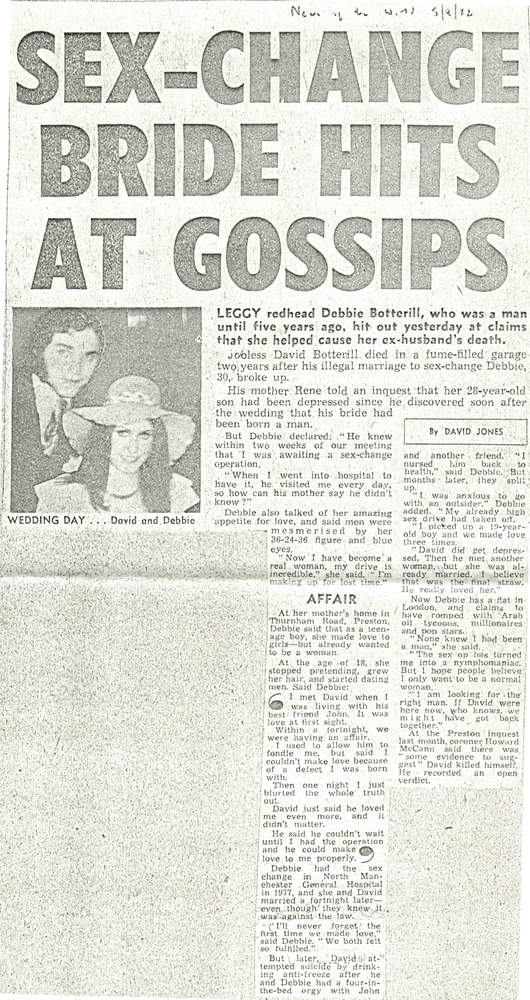 Download the full-sized PDF of Sex-change bride hits at gossips