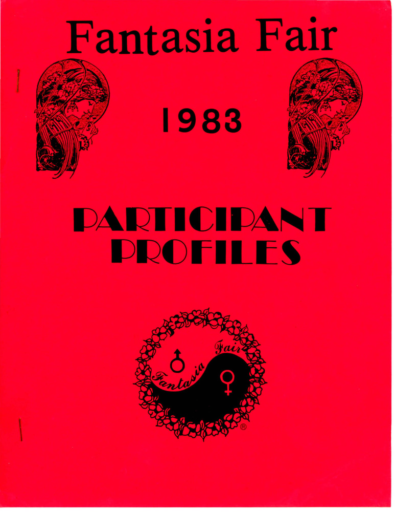 Download the full-sized PDF of Fantasia Fair 1983 Participant Profiles