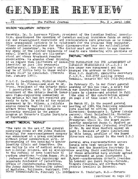 Download the full-sized image of Gender Review, No. 8 (Apr 1980)