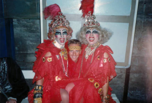 Download the full-sized image of Scott Hitt with Drag Queens at Carnivale in Rio