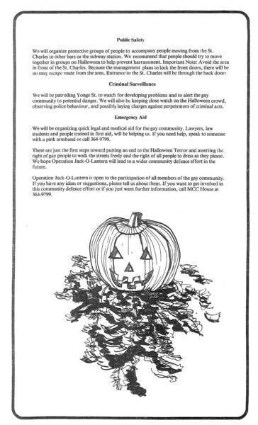 Download the full-sized image of Operation Jack O'Lantern: Public Safety